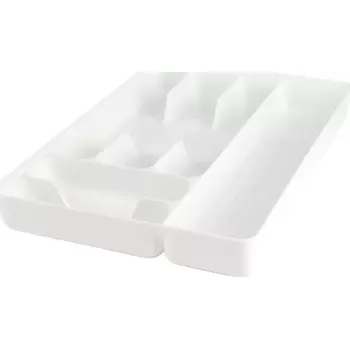 Příborník do zásuvky Příborník plast 6 přihrádek, bílý