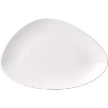 Talíř CHURCHILL Isla bílý talíř mělký, trojúhelníkový, délka: 304 mm, šířka: 205 mm