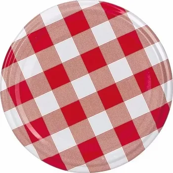 Víčko na zavařovací sklenici Šroubovací víčko Gastro 63 mm, kárové, sada 10 ks