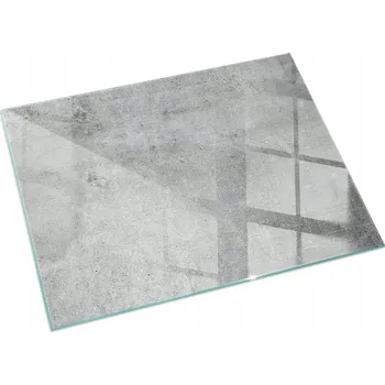 Krbová kamna Skleněná podložka pod kamna S Potiskem textury surového Kamna Betonu cm