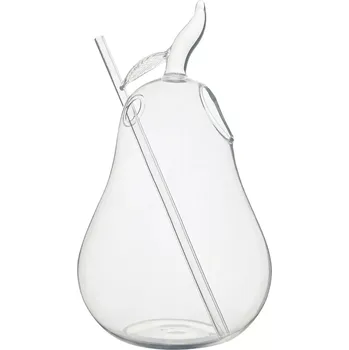 Sklenice Koktejlová sklenice Hruška, objem: 0,20 litru, výška: 195 mm, průměr: 125 mm