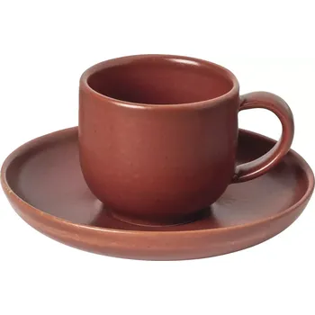 Šálek s podšálkem Costa Nova Pacifica Espresso, objem: 0,07 litru, cayenne