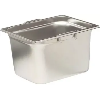 Dóza na potraviny Nerezová gastronádoba s uchem Rieber GN 1/2, 265x325 mm, výška 200 mm
