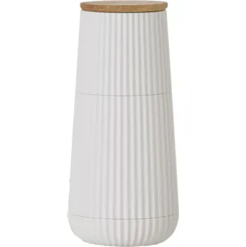 Mlýnek na koření AdHoc Mlýnek na pepř/sůl, výška: 150 mm, průměr: 65 mm, bílý