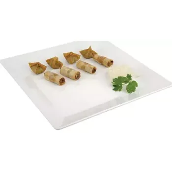 Servírovací Tác Podnos APS čtverec melamin 51x51 cm bílý