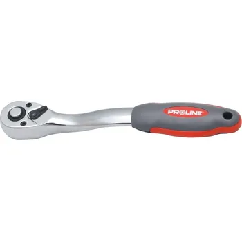 Klíč Ráčna vyhnutá, 1/4", CrV, 145 mm, PROLINE
