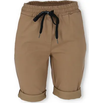 Dámské kraťasy Kraťasy 3372 Itálie barva: hnědá-camel, velikost: L