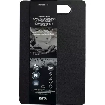 Kuchyňské prkénko Prkénko plastové Kesper 37,5x23,5 cm, černé