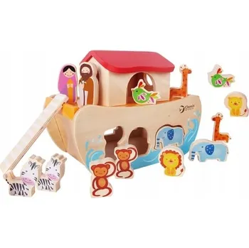 Dřevěná hračka Třídič tvarů Classic World dřevěná Noemova archa