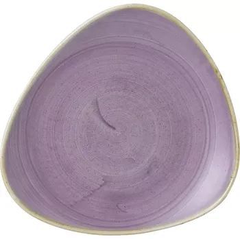 Talíř CHURCHILL Stonecast Levandulový plochý talíř, trojúhelník, průměr: 229 mm