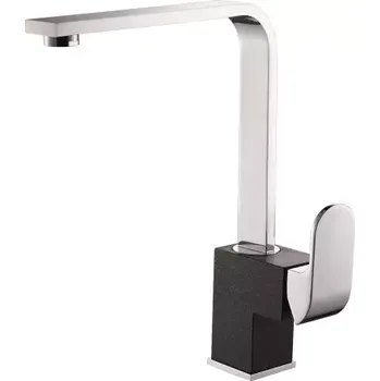 Vodovodní baterie Dřezová baterie Aquasanita Signa 2083 black metallic