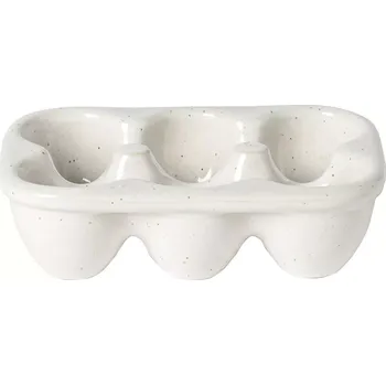 Stojánek na vajíčko COSTA NOVA Fattoria držák na vejce, bílý, délka: 180 mm, šířka: 125 mm