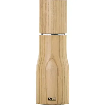 Mlýnek na koření AdHoc Mlýnek na pepř/sůl, výška: 157 mm, průměr: 58 mm, světlý