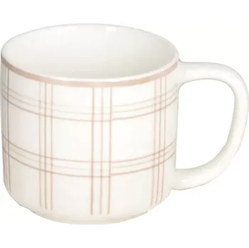 TOGNANA Hrnek s uchem, obsah: 0,38 litru, výška: 90 mm, průměr: 85 mm, béžový