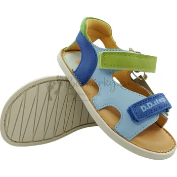 Chlapecké sandály Dětské barefoot sandály D.D.STEP G076-51334 Sky blue - vel. 30