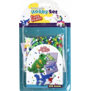 Dětské navlékací korálky Zažehlovací korálky Kreativní sada Korálky Dinosaurus Žralok DÁREK