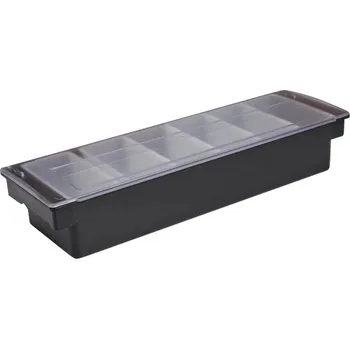 Zásobník na ovoce 6 misek černý