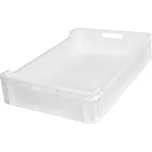 Přepravka plast 23 l 60x40x11 cm, bílá