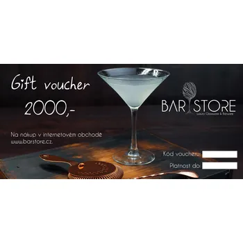 Dárkový potravinový koš Dárkový voucher 2000 Kč