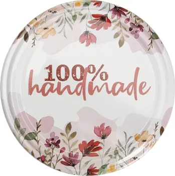 Víčko na zavařovací sklenici Šroubovací víčko Gastro, Handmade 66 mm, sada 10 ks