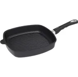 AMT GASTROGUSS Hliníková pánev čtvercová, délka: 280 mm, s grilovacím dnem