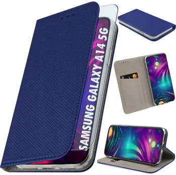 Pouzdro na mobilní telefon Flipové pouzdro pro Samsung Galaxy A12 + Sklo 9H - Pouzdro Magnetické