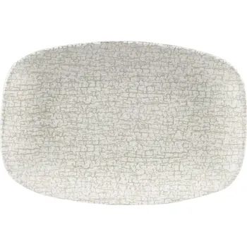 Talíř CHURCHILL Breccia Agate grey Talíř plochý, čtvercový, délka: 237 mm