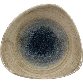 Talíř CHURCHILL Stonecast Aqueous Bayou hluboký talíř, trojúhelník, ø: 185 mm