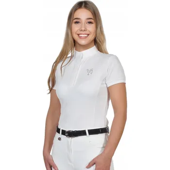 Dámská košile Závodní košile s krátkým rukávem York bílá, velikost 158-164