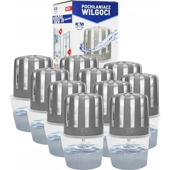 Odvlhčovač vzduchu Pohlcovač vlhkosti odvlhčovač vzduchu K&M AK101 10x zařízení + 10x náplň