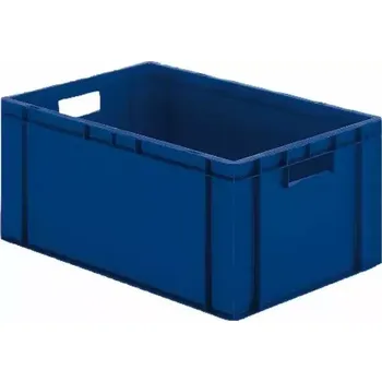 Dóza na potraviny Přepravka plast 60x40x21 cm, modrá