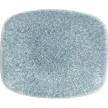 Talíř CHURCHILL Raku Topaz Blue Talíř mělký, obdélníkový, délka: 154 mm