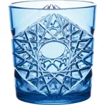 Polykarbonátová sklenice 270 ml, modrá s dekorem
