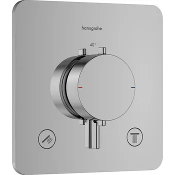 Vodovodní baterie Hansgrohe Ecostat Comfort Q vanová baterie pod omítku s termostatem chrom 33713000