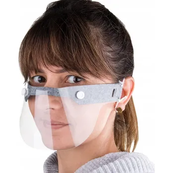Pracovní přilba Ochranný podologický štít / maska na obličej – univerzální ochrana nosu a úst
