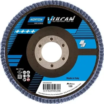 Brusný kotouč 18. Norton lamelový brusný kotouč Vulcan Zirconia 180x22mm