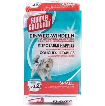 kalhotky pro psa Simple Solution Přebalovací pleny pro psy S