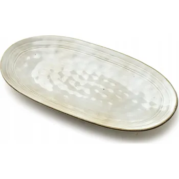 Talíř BASIC NATURE Oválný servírovací talíř 31,5x18 cm