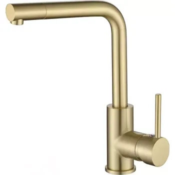 Vodovodní baterie Dřezová baterie Aquasanita Helika Forte 5553 Zlatá