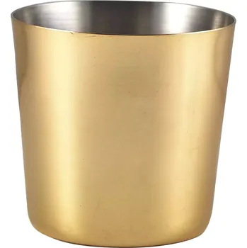 GENWARE Servírovací miska nerezová, výška: 85 mm, ø: 85 mm, zlatá