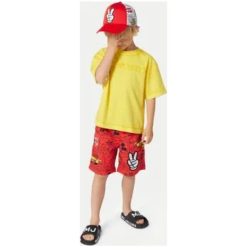 Pánské plavky Marc Jacobs Plavecké šortky W60505 Červená Regular Fit 8Y