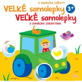 Velké samolepky s domácími zvířaty Traktor / Veľké samolepky s domácimi zvieratami Traktor