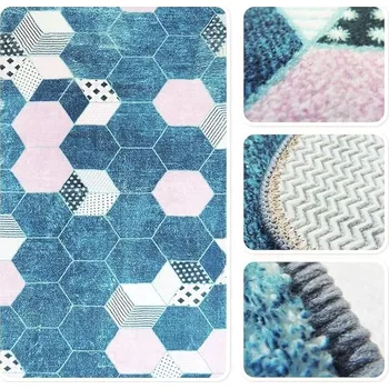 Koberec Koberec Koberec protiskluzový do koupelny Kuchyňského salonu 60 x 100 cm, barevný