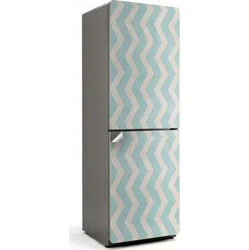 Fototapeta Samolepicí samolepka na ledničku Snadná Aplikace Cikcak Vzor na Texturovaném Pozadí