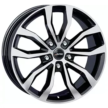 Alu kolo Alu kola AUTEC UTECA, 17x7.5 5x120 ET47, černá lesklá + leštění (zátěžová)