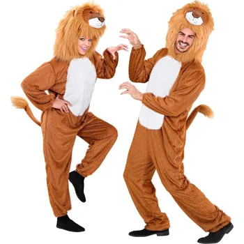Karnevalový kostým Overal lev - M/L - pro výšku 175 cm