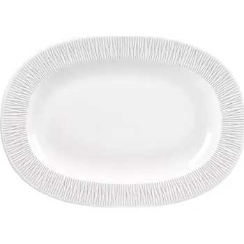 Talíř CHURCHILL Bamboo talíř mělký, oválný, délka: 330 mm, šířka: 310 mm.