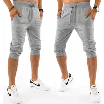 Pánské kraťasy Světle šedé pánské 3/4 kalhoty SX1535 Velikost: XL