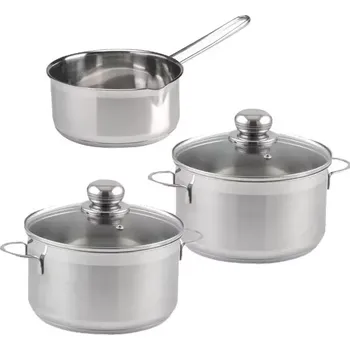 Sada nádobí Sada hrnců 5-dílná Gastro City nerez