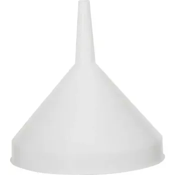 Cedník a síto Trychtýř plast 10 cm, bílý